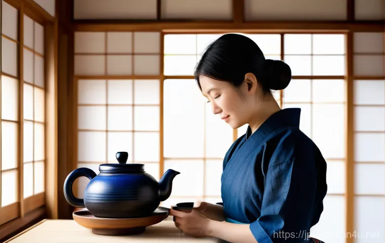 미술문화기획사의 글로벌 시장 진출 사례 - Prompt 1: Colorful Nambu Tekki in a Modern Japanese Setting**