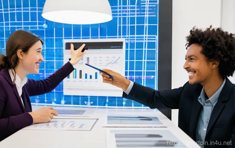 미술문화기획사의 프로젝트 평가 보고서 작성법 - **Prompt 1: The Future-Oriented Evaluation Report - Data Meets Human Stories**
    "A diverse and mu...