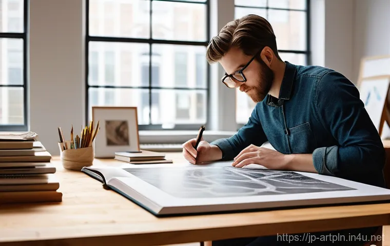 미술문화기획사의 직업적 장단점 분석 - **Prompt:** A vivid, high-resolution photograph capturing a dedicated art and culture planner, in th...