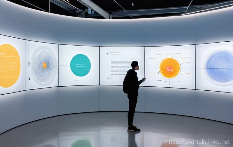 미술문화기획사의 전시회 성과 평가 방법 - The Deeper Value of Engagement**

**Prompt:** A young, thoughtful female exhibition planner, wearing...