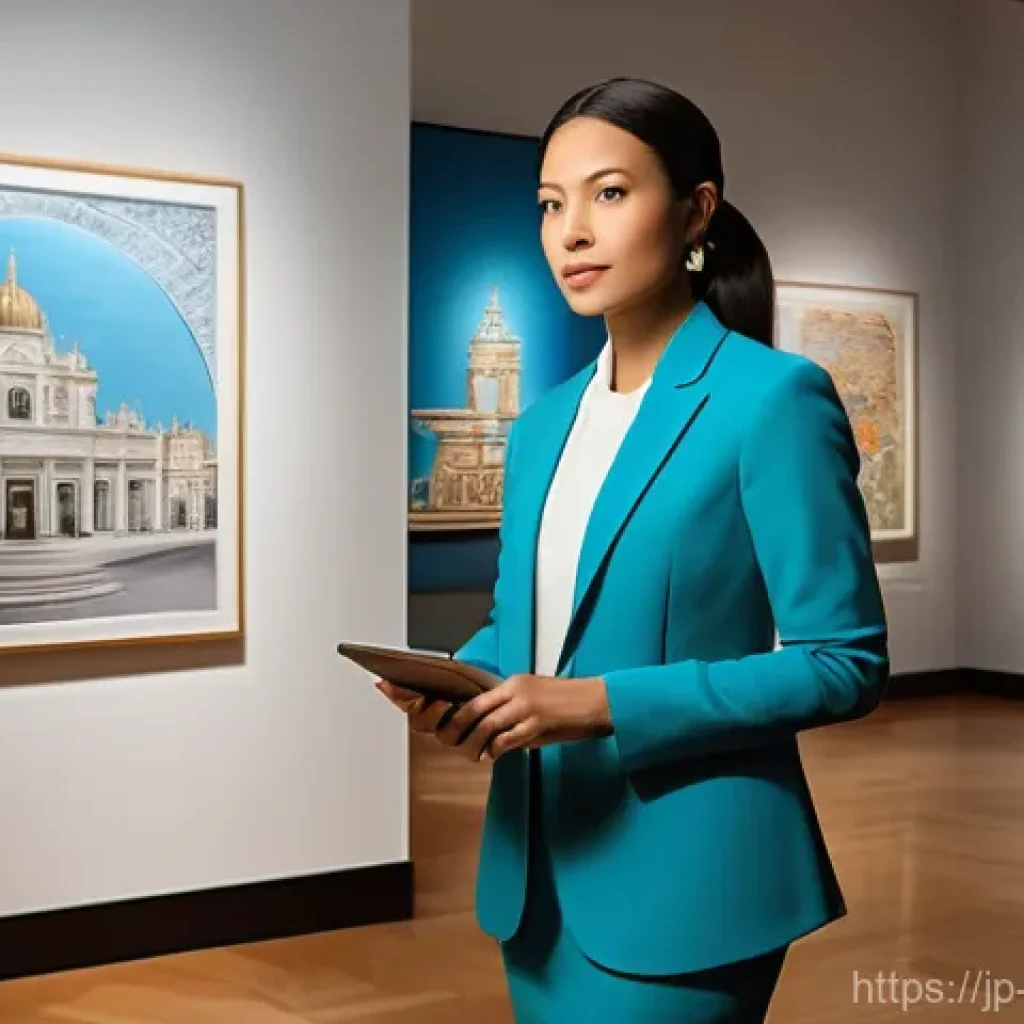 미술문화기획사 자격시험 중점 과목 분석 - **A Visionary Art and Culture Planner in Action**
Prompt: A dynamic, professional art and cultur...